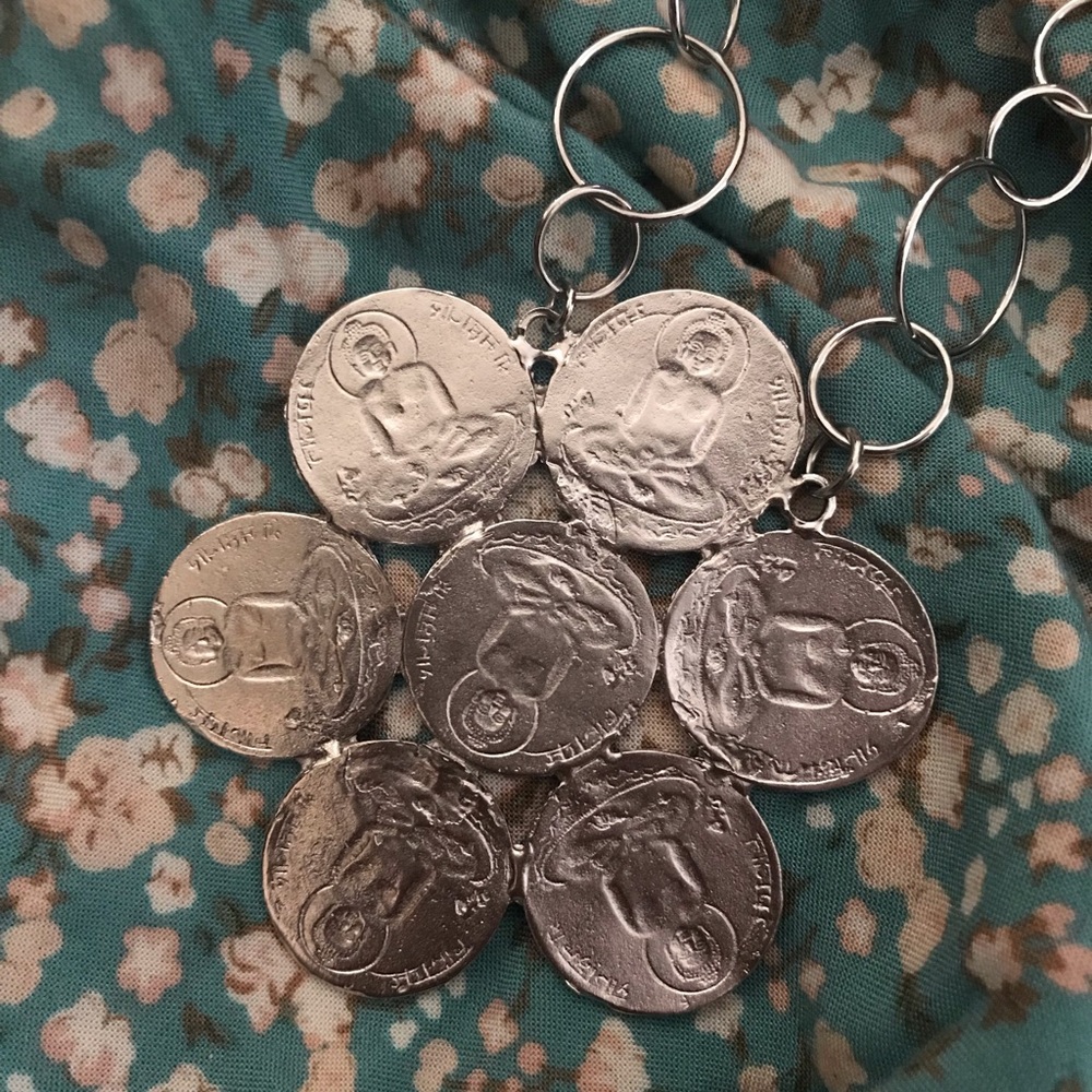 Meditating Buddha necklace